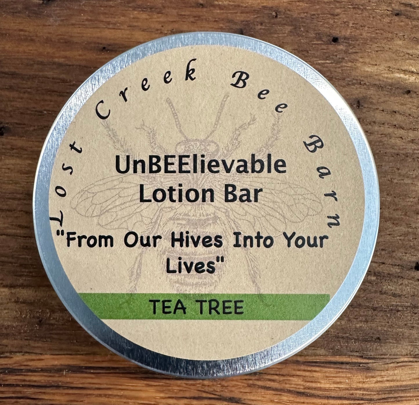 UnBEElievable Tea Tree Lotion Bar