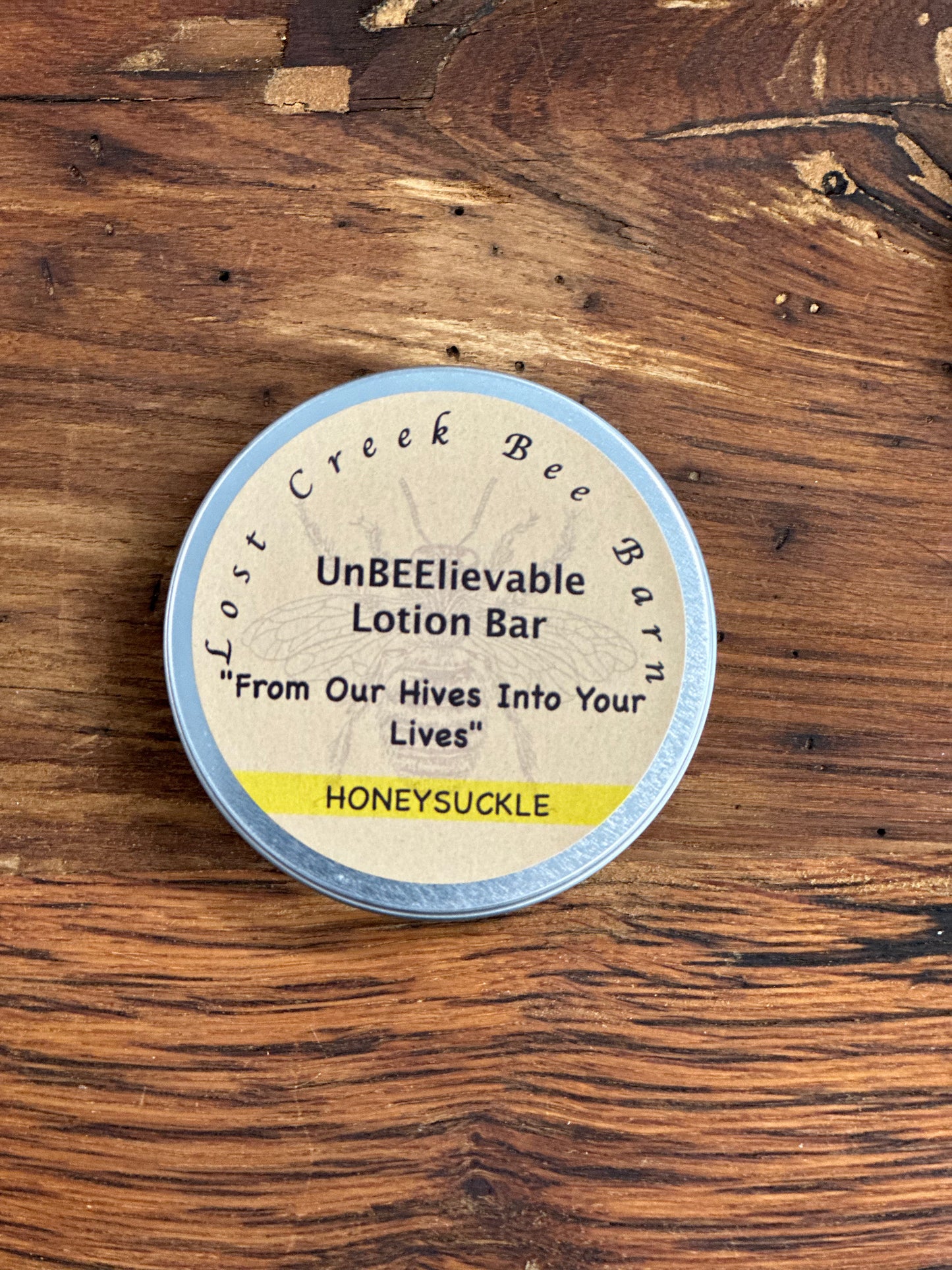UnBEElievable Honeysuckle Lotion Bar